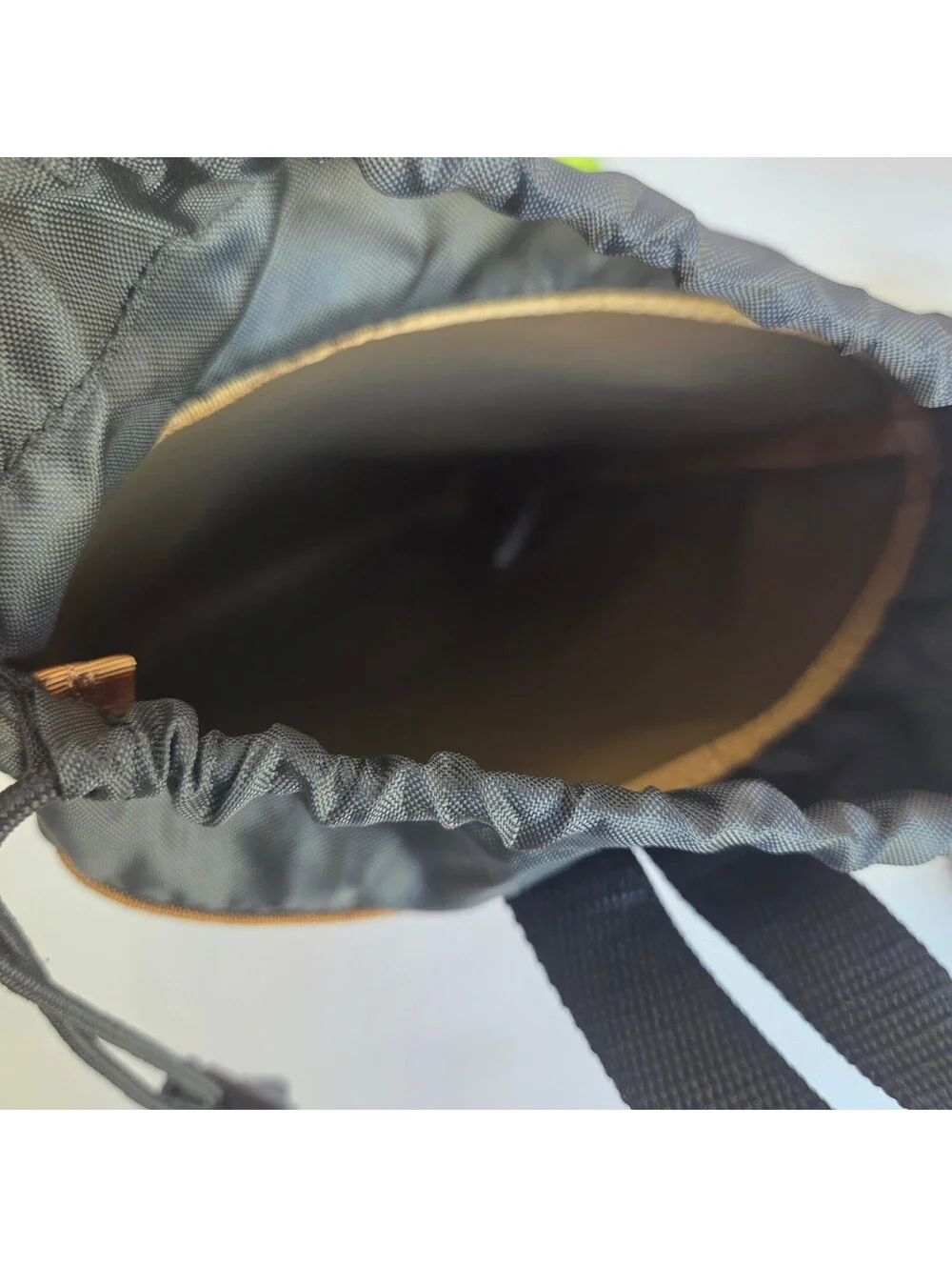 Carhartt Brown and Black Drawstring Pouch Bag